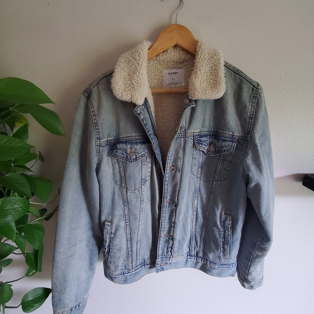 Fleece Lined Jean Jacket Men's